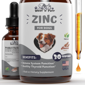 Zinc Supplement for Dogs - Skin, Coat & Immune Support